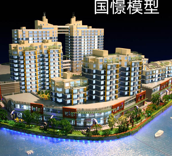 浦东新区建筑模型