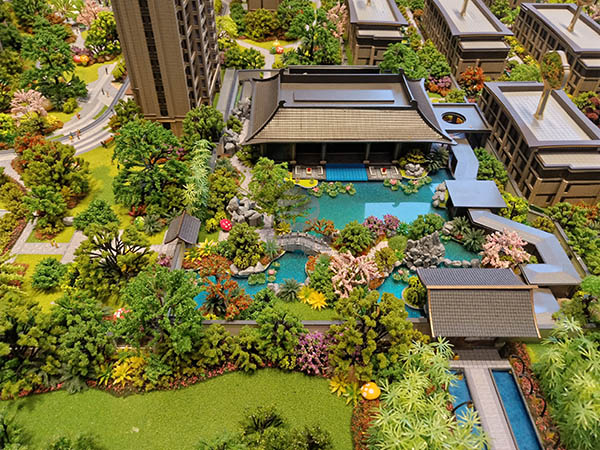 浦东新区建筑模型